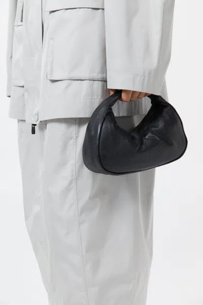 St Agni Perforated Mini Bon Bon Bag In Black