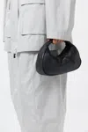 St Agni Perforated Mini Bon Bon Bag In Black