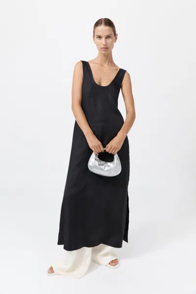 St Agni Perforated Mini Bon Bon Bag In Silver
