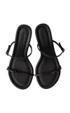 St Agni St. Agni Petit Belt Detail Wedge 70 In Black