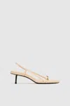 St Agni Petit Belt Sling Back Heel In Neutral