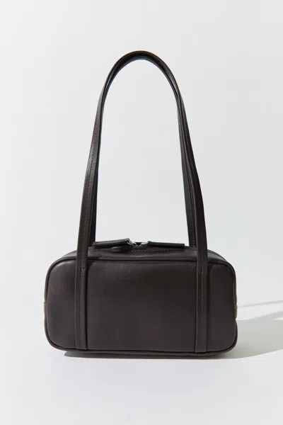 St Agni Petit Dual Zip Bag In Brown