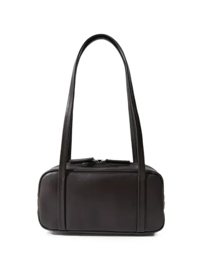 St Agni Petit Dual Zip Shoulder Bag In Brown