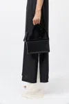 St Agni Petit Pouch Bag In Black