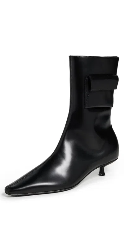 St Agni Petit Pouch Boots Black