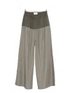 St Agni Pinstriped Trousers In Gray