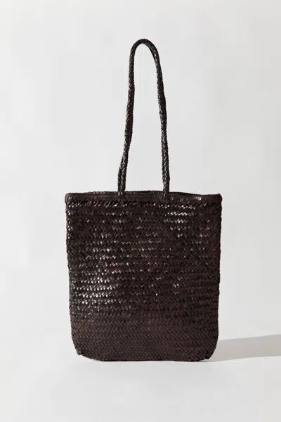 St Agni Pre-order: Bagu Woven Tote In Brown
