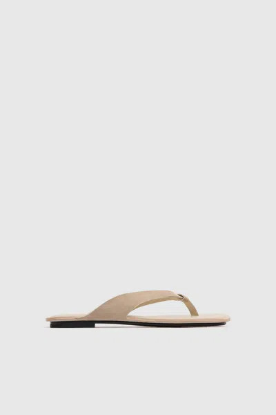 St Agni Pre-order: Suede Opanka Slide In Brown