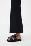 St Agni Quilted Leather Slide In Black