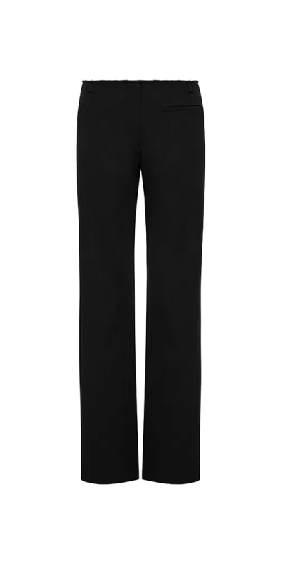 St Agni Raw Edge Pants In Black
