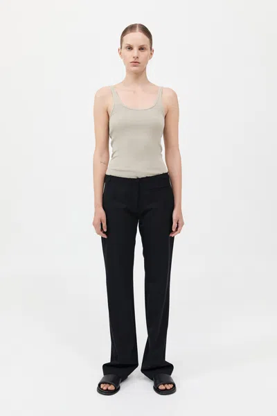 St Agni Raw Edge Pants In Black