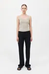 St Agni Raw Edge Pants In Black