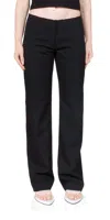 St Agni Raw Edge Pants In Black