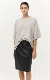 St Agni Relaxed Cashmere Sweater In Grey
