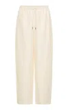 St Agni Relaxed Cotton-linen Straight-leg Pants In Neutral