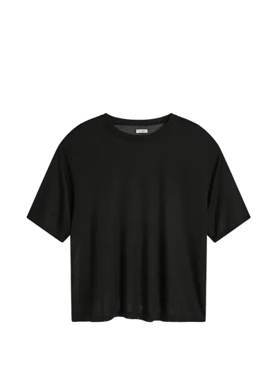 St Agni Relaxed Fine Jersey T-shirt In Black