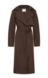 St Agni Relaxed Paper-taffeta Trench Coat