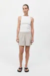St Agni Relaxed Short In Creme