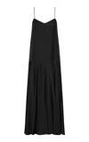 St Agni Relaxed Silk-twill Maxi Slip Dress
