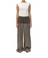 St Agni Relaxed Splice Pants In Gray In Gray