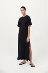 St Agni Relaxed Tee Dress In Black