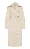 St Agni Relaxed Trench Coat In Ivory