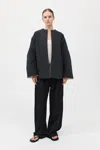 St Agni Reversible Pillow Jacket In Black/cloud