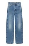 St Agni Rigid Mid-rise Balloon Jeans In Medium Wash