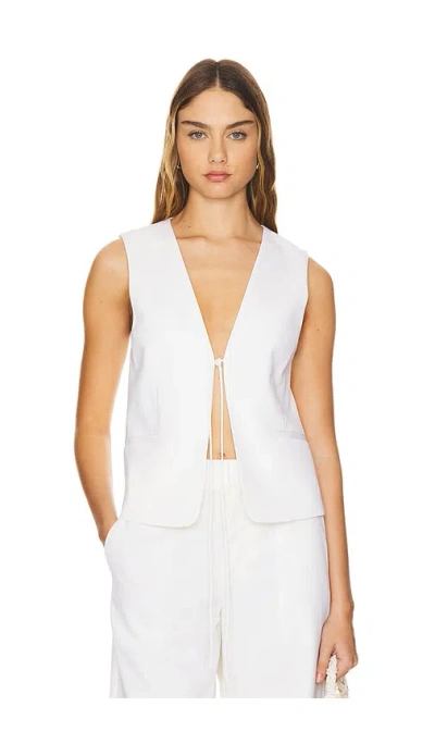 St Agni Rouleau Vest In Milk