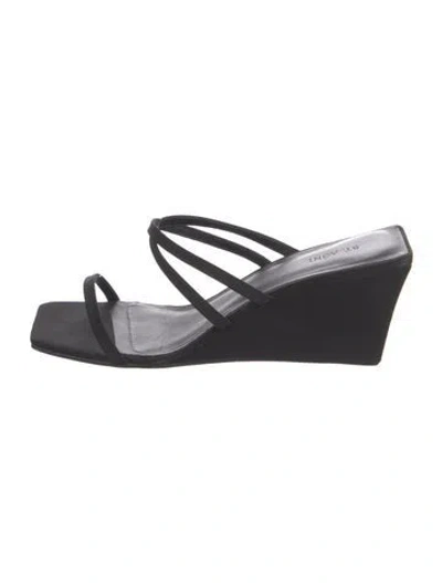 Pre-owned St Agni Sandals In Black