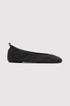 St Agni Satin Ballet Flat In Black