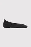 St Agni Satin Ballet Flat In Black