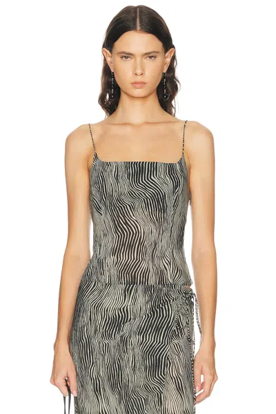 St Agni Savannah Silk Cami Top In Sand