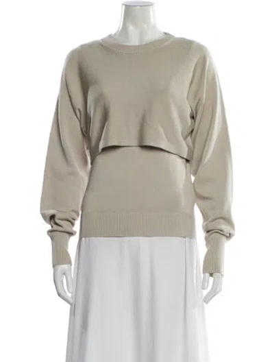 Pre-owned St Agni Scoop Neck Sleeveless Top In Neutral