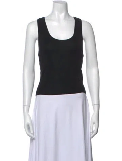 Pre-owned St Agni Scoop Neck Sleeveless Top W/ Tags In Black/white