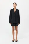 St Agni Shirt Jacket In Black