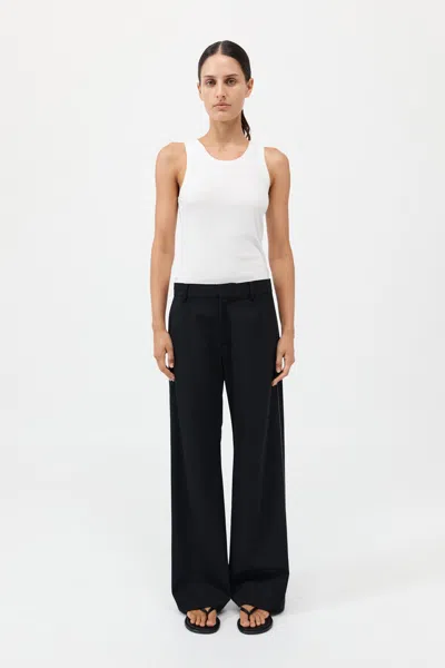 St Agni Side Stripe Pants In Black