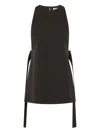 St Agni Side-tie Top In Brown