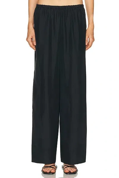 St Agni Elastic Waist Casual Pants In Black