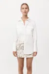 St Agni Silk Mini Skirt In Atlas