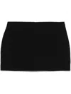 St Agni Sheer Column Skirt Black In Black