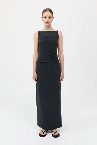 ST AGNI SILK TUCK DRESS