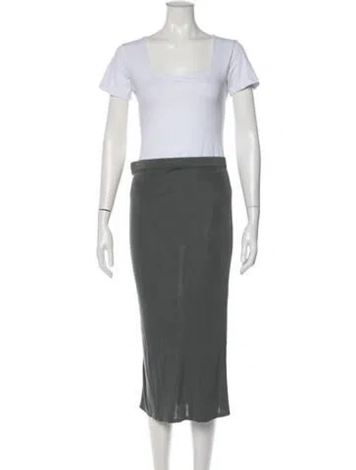 Pre-owned St Agni Skirt Set In Green