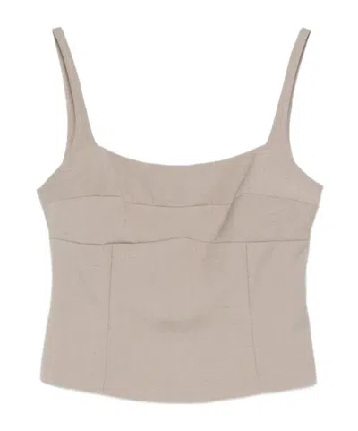 St Agni Sleeveless Top In Neutral