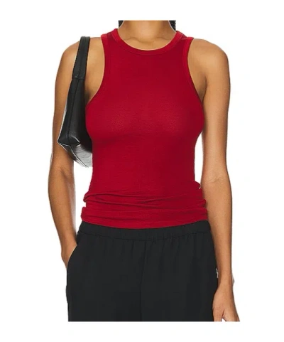 St Agni Sleeveless Vest In Red