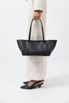 St Agni Slim Bateau Tote In Black