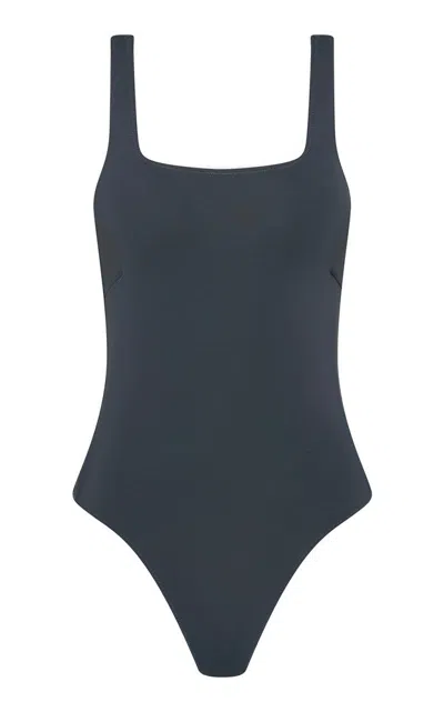 St Agni Slim Scoop One Piece In Black