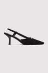 St Agni Sling Back Heel In Black