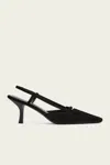 St Agni Sling Back Heel In Black