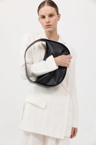 St Agni Soft Arc Bag In Black